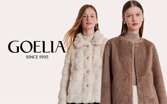 Both women are wearing fluffy faux fur coats.