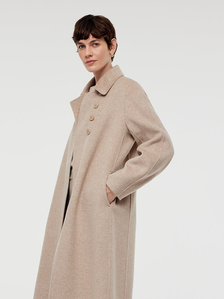 Wool Cashmere Women Overcoat GOELIA