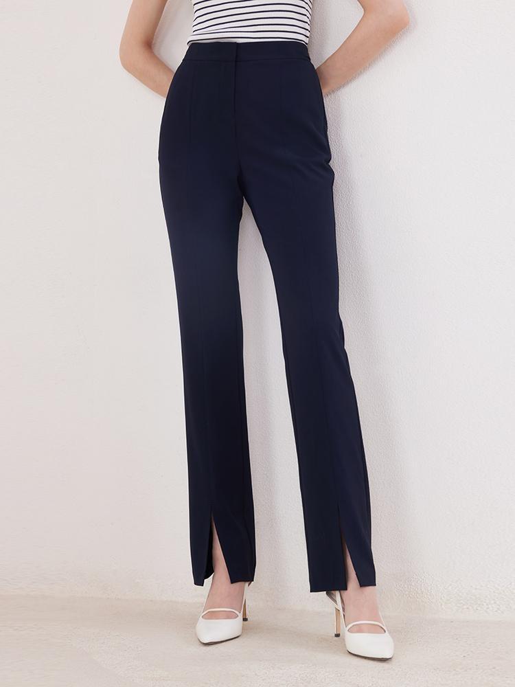 Slim Slit Flare Pants GOELIA