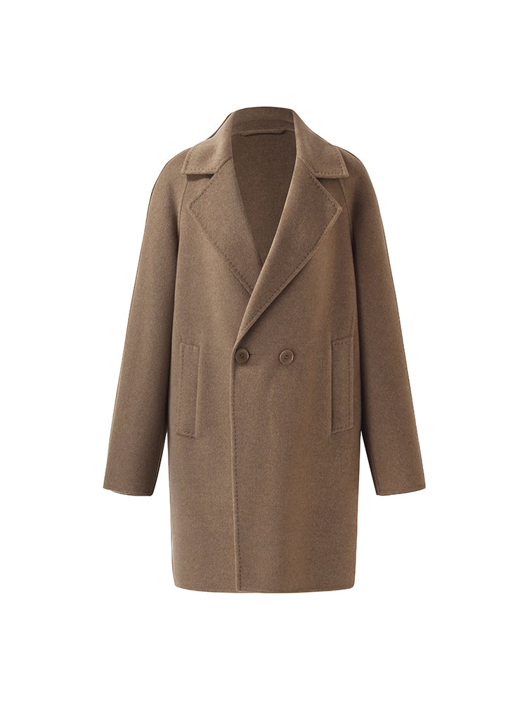 Cashmere And Wool Women Mid-Length Coat GOELIA