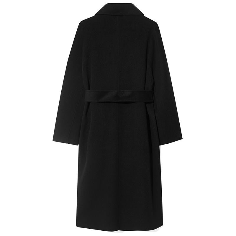 Mulberry Silk Double-faced Woolen Women Coat GOELIA