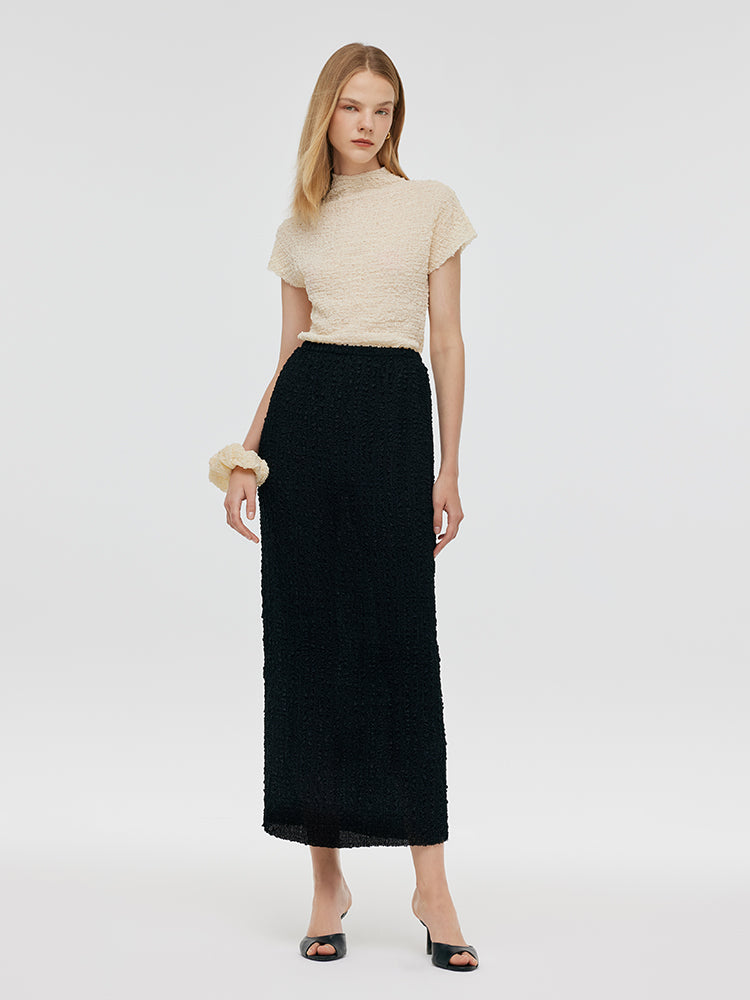 25 Momme Mulberry Silk Women Skirt GOELIA