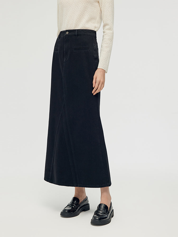 Denim Women Mermaid Skirt GOELIA