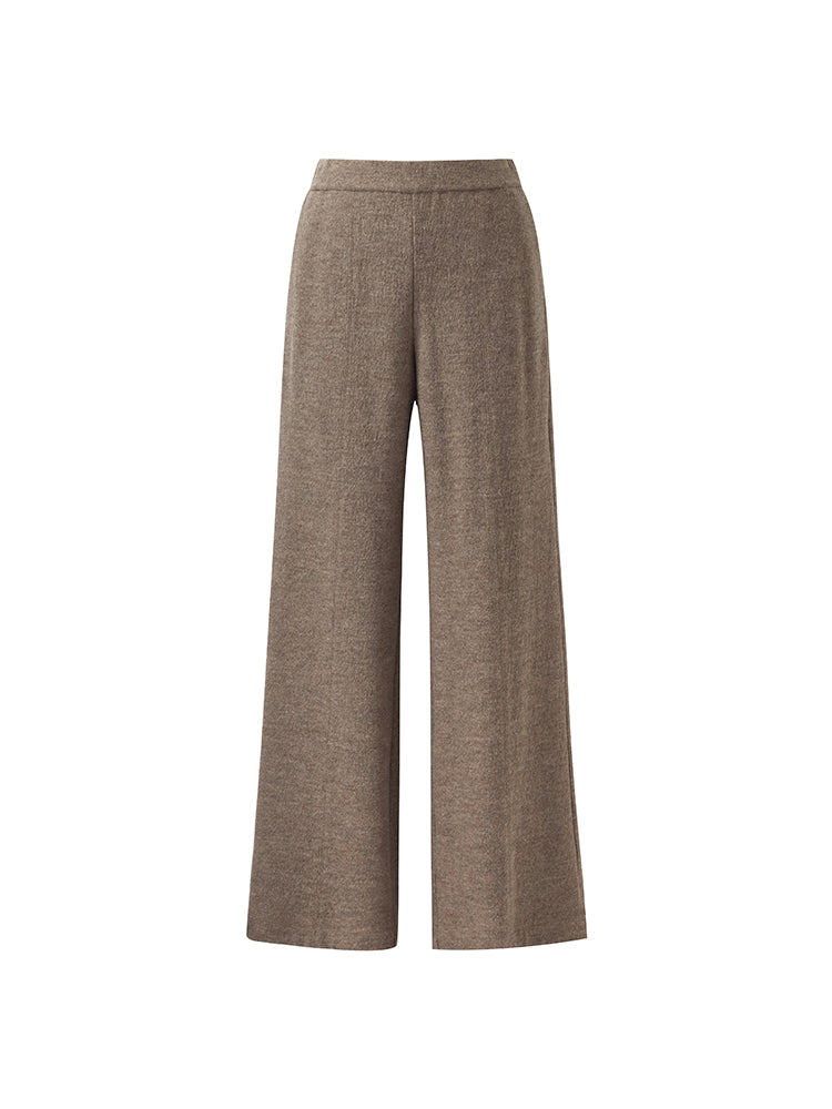 Wool High-Waisted Women Palazzo Pants GOELIA