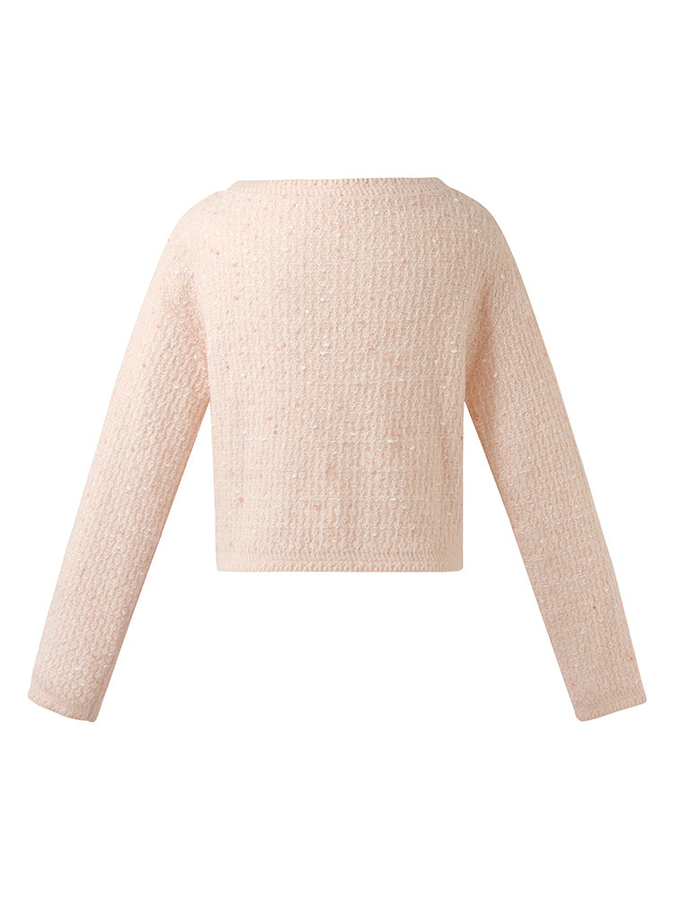 Mohair Slash Neck Women Sweater GOELIA