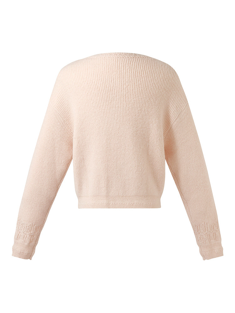 Mohair Blend Women Pullover Sweater GOELIA