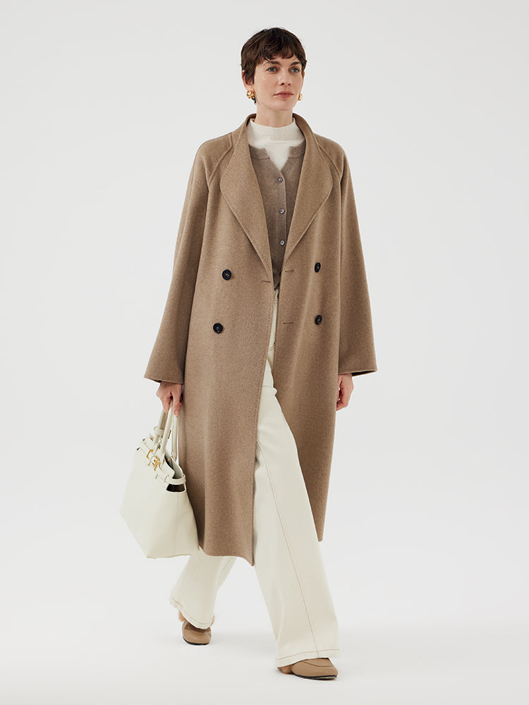 Cashmere Lapel Unisex Overcoat GOELIA