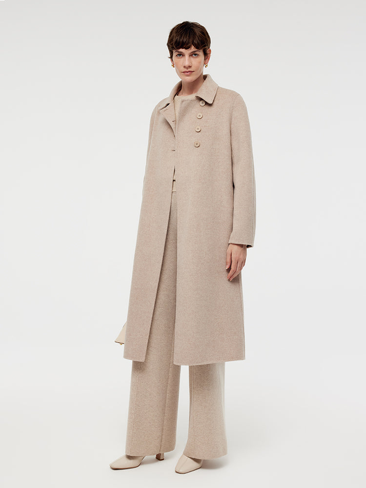 Wool Cashmere Women Overcoat GOELIA