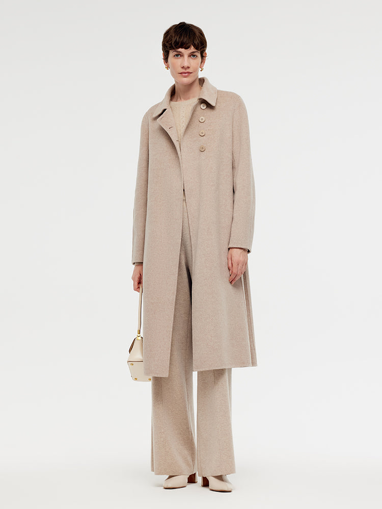 Wool Cashmere Women Overcoat GOELIA