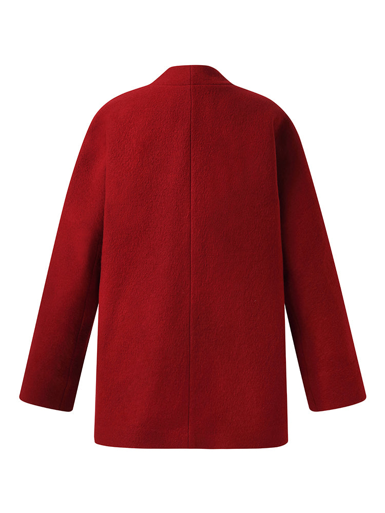 Wool New Chinese-Style Women Coat GOELIA