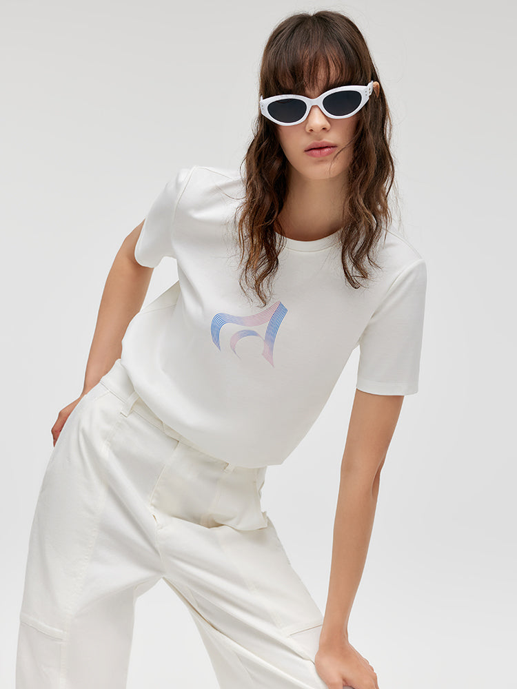 Casual Printed Women T-Shirt GOELIA