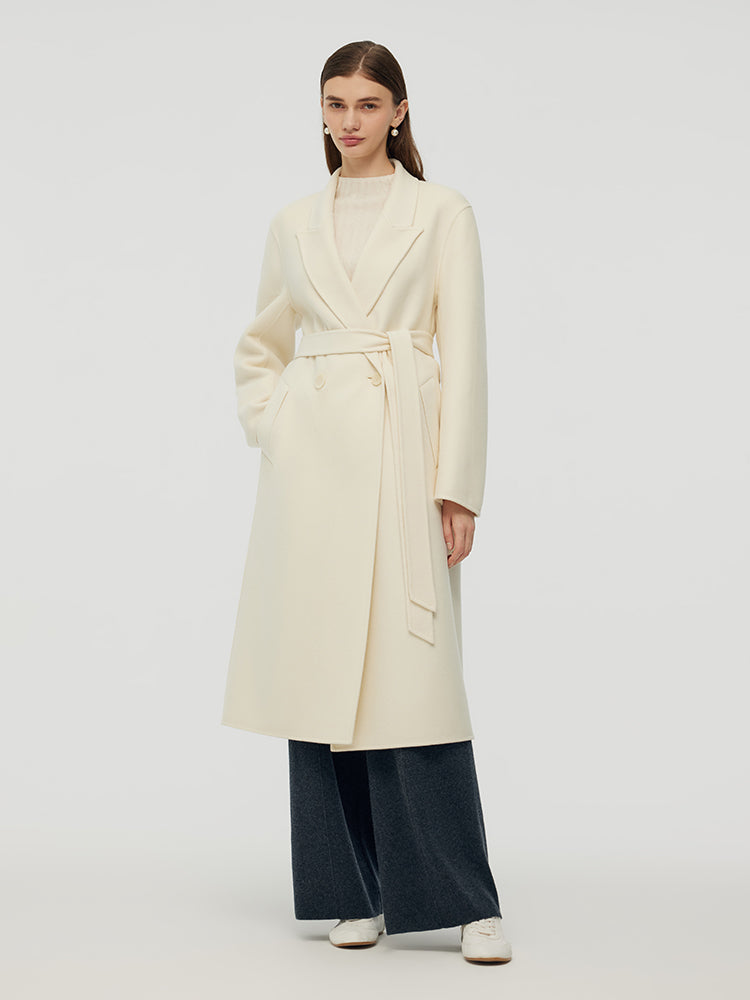 Cashmere Wool Women Wrap Overcoat GOELIA