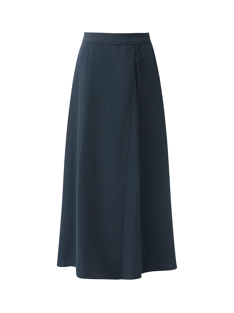 Triacetate A-Line Women Half Skirt GOELIA