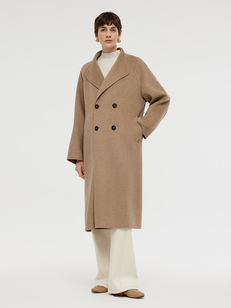 Cashmere Lapel Unisex Overcoat GOELIA