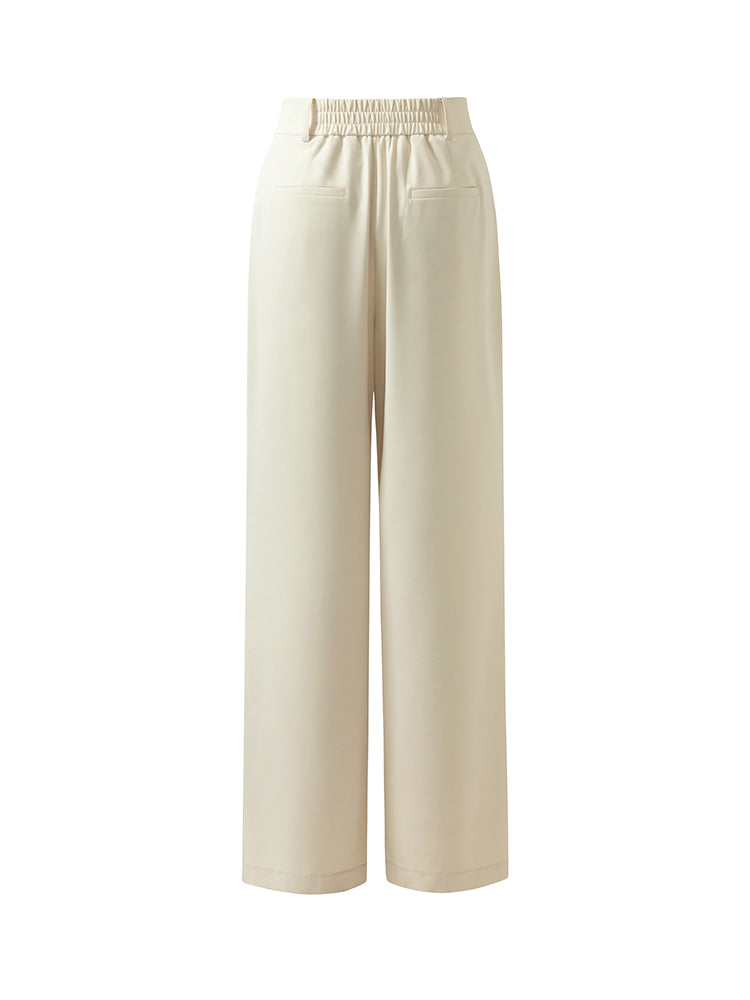 Woven Straight Full Length Women Pants GOELIA