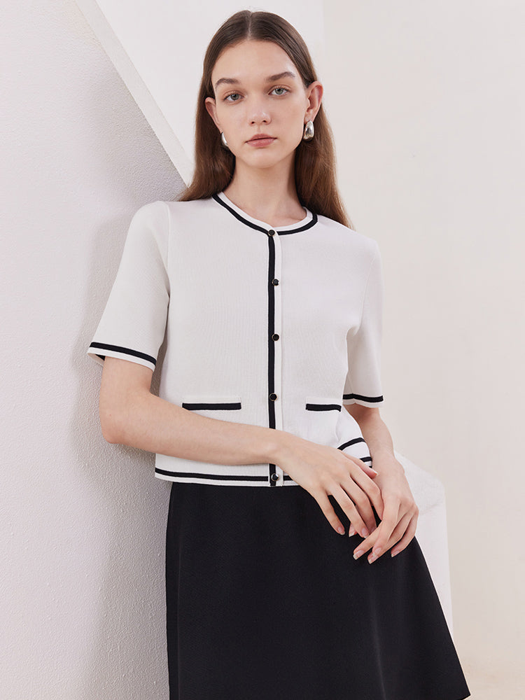 Tencel Short Sleeve Two-piece Suit GOELIA