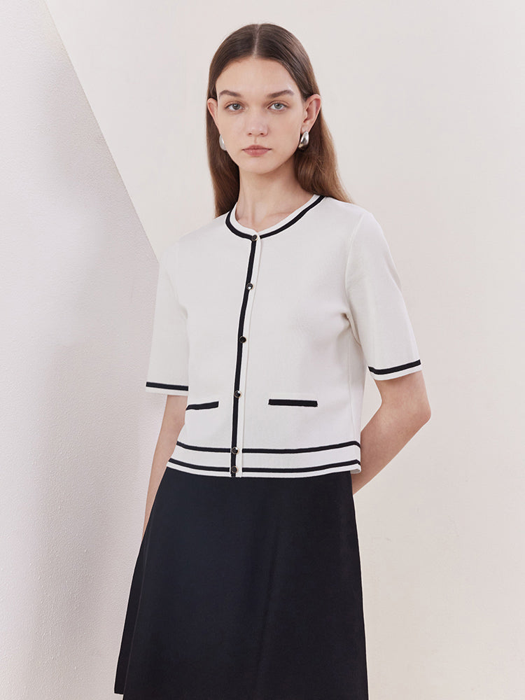 Tencel Short Sleeve Two-piece Suit GOELIA