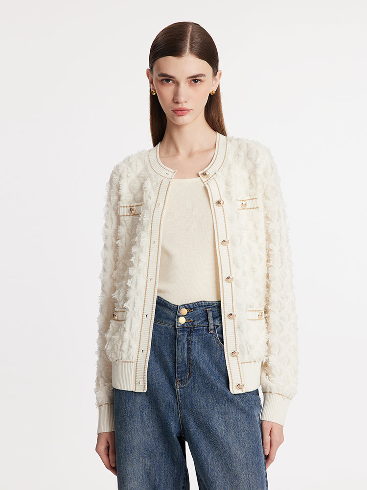 Pure Wool Knitted Women Cardigan – GOELIA