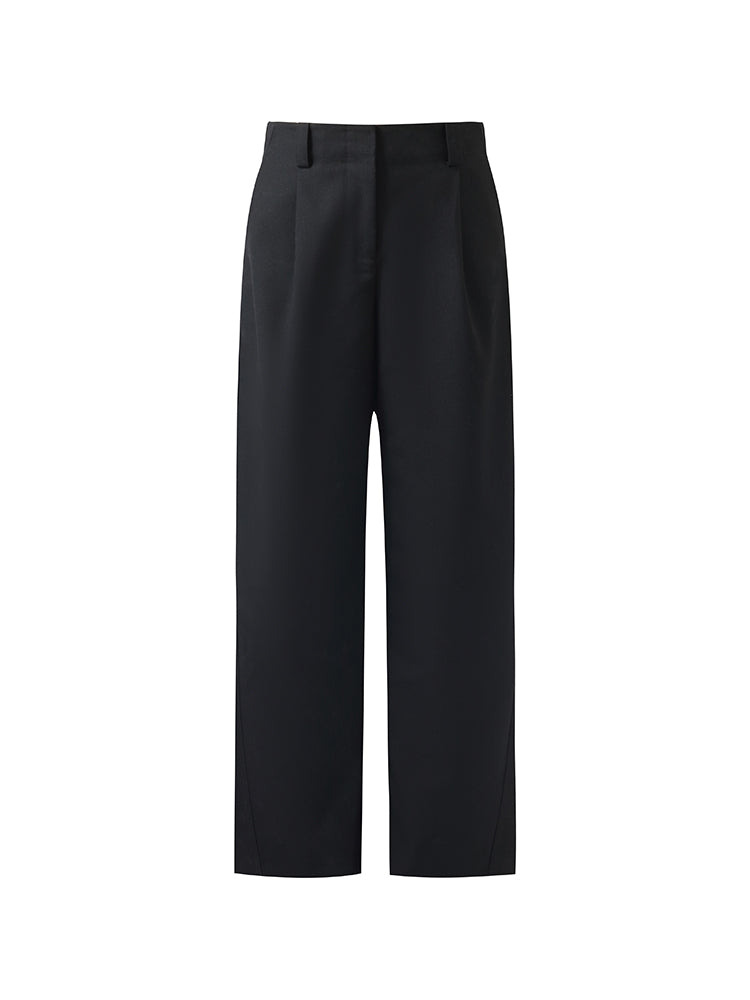 Wool Wide Leg Women Pants GOELIA