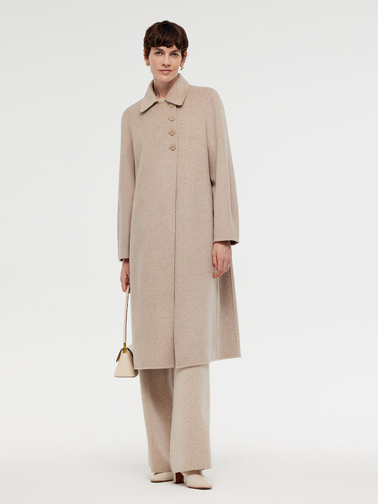 Wool Cashmere Women Overcoat GOELIA