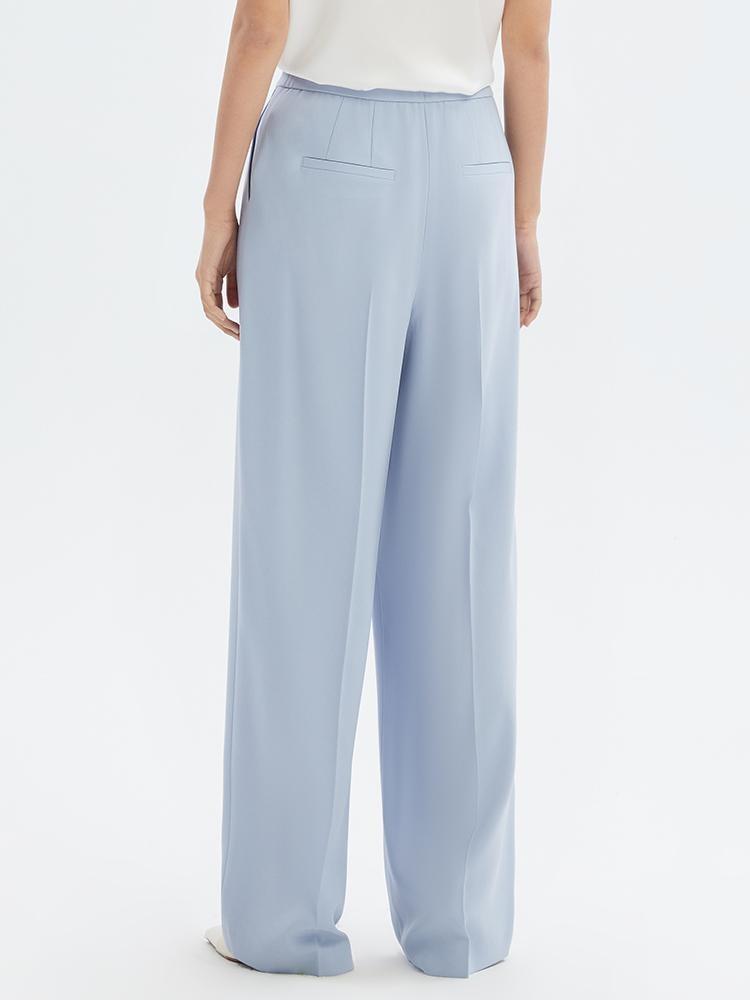 Blue Triacetate Tailored Pants GOELIA