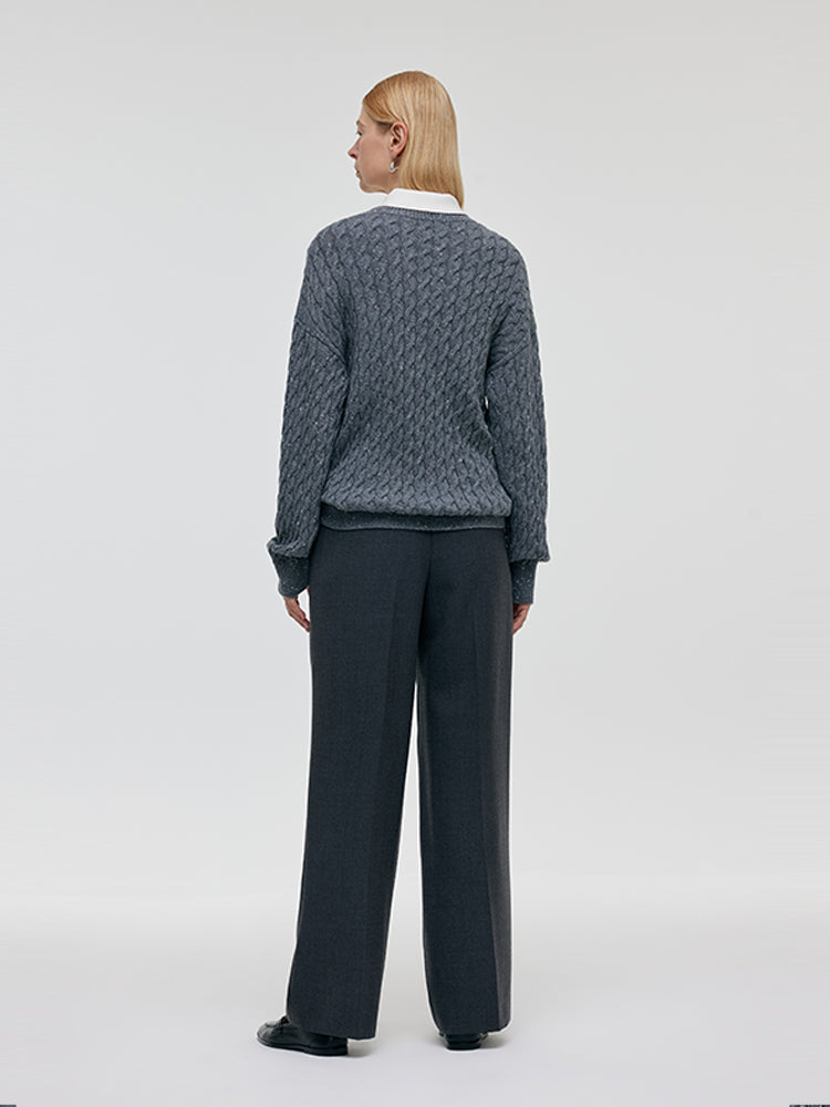 Wool And Cashmere Women Sweater GOELIA