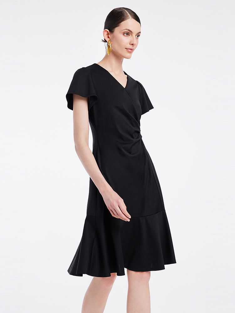 Knitted Pleated Dress GOELIA