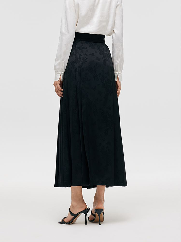 Jacquard Pleated Women Mamianqun With Bottomed Skirt GOELIA