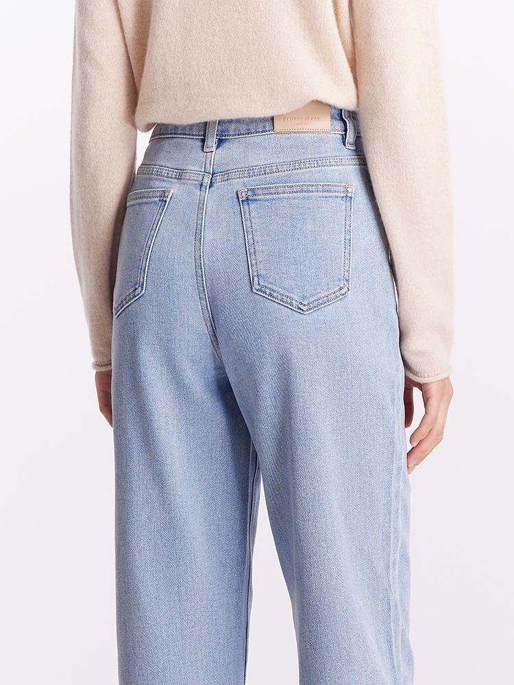 Pale Collagen Dad Jeans GOELIA