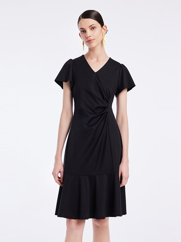 Knitted Pleated Dress GOELIA