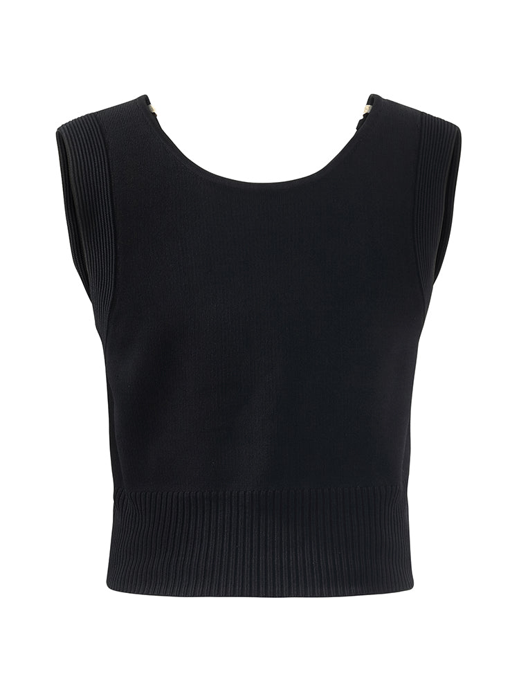 Reversible Women Knitted Tank Top GOELIA