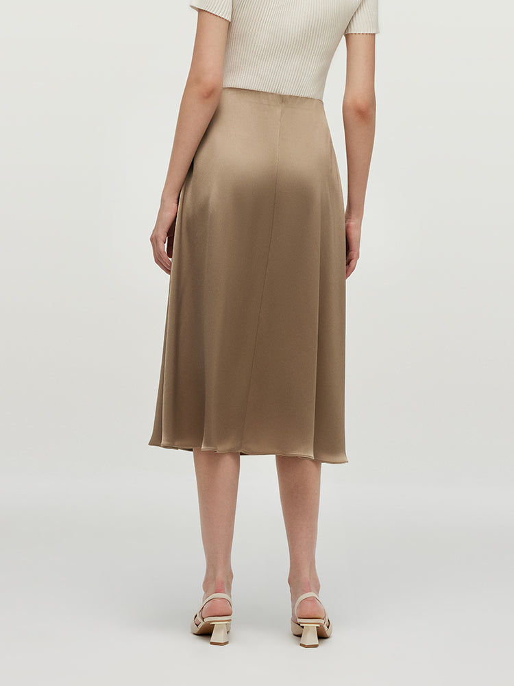 Acetate A-Line Women Skirt GOELIA