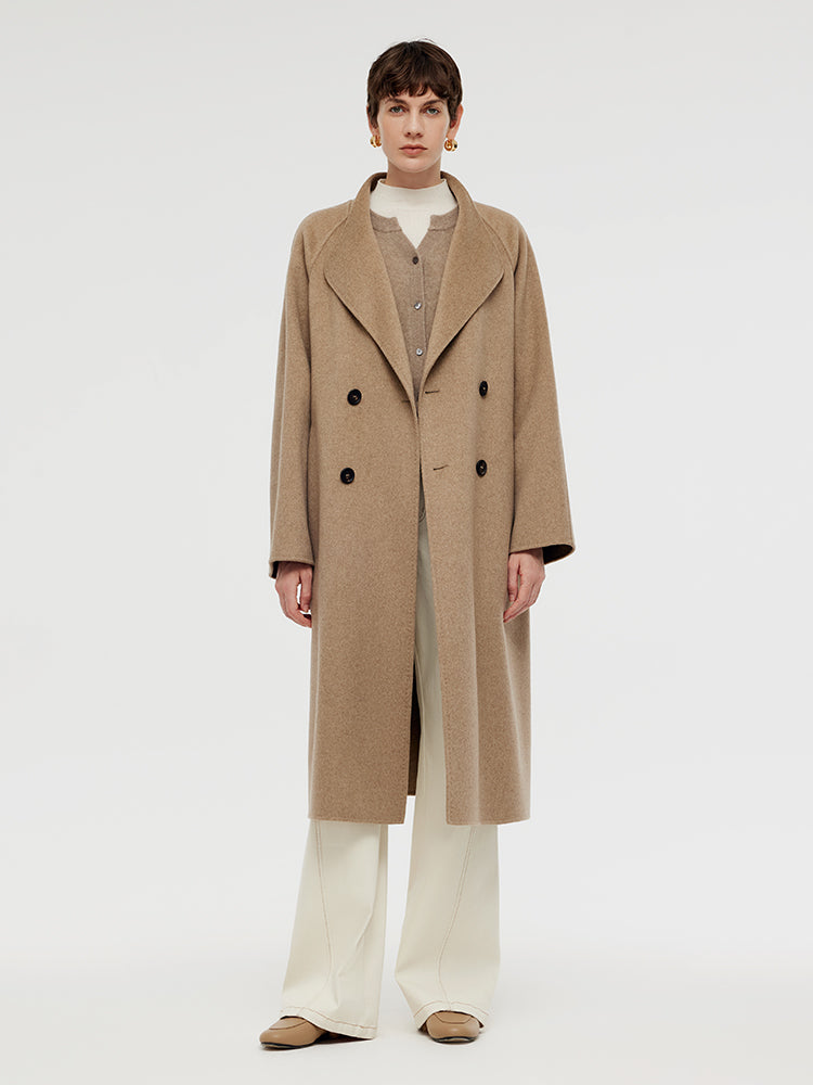 Cashmere Lapel Unisex Overcoat GOELIA