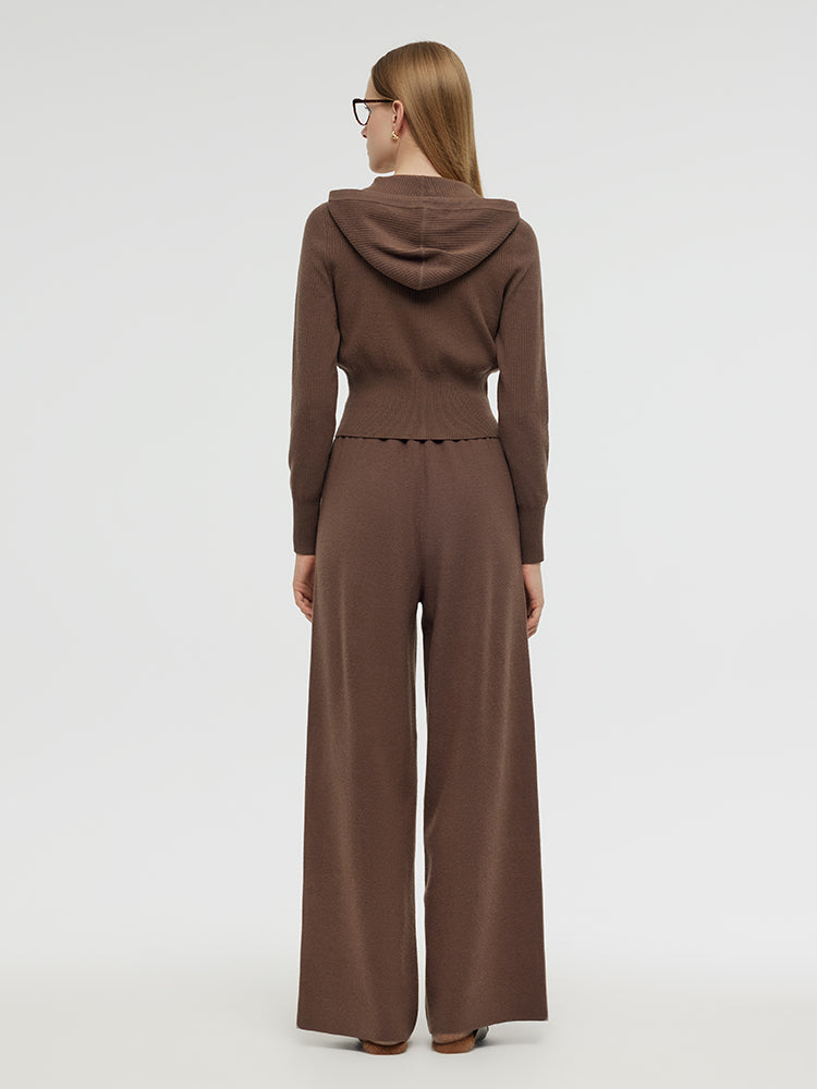 Tencel Wool Hoodie And Pants Two-Piece Set GOELIA