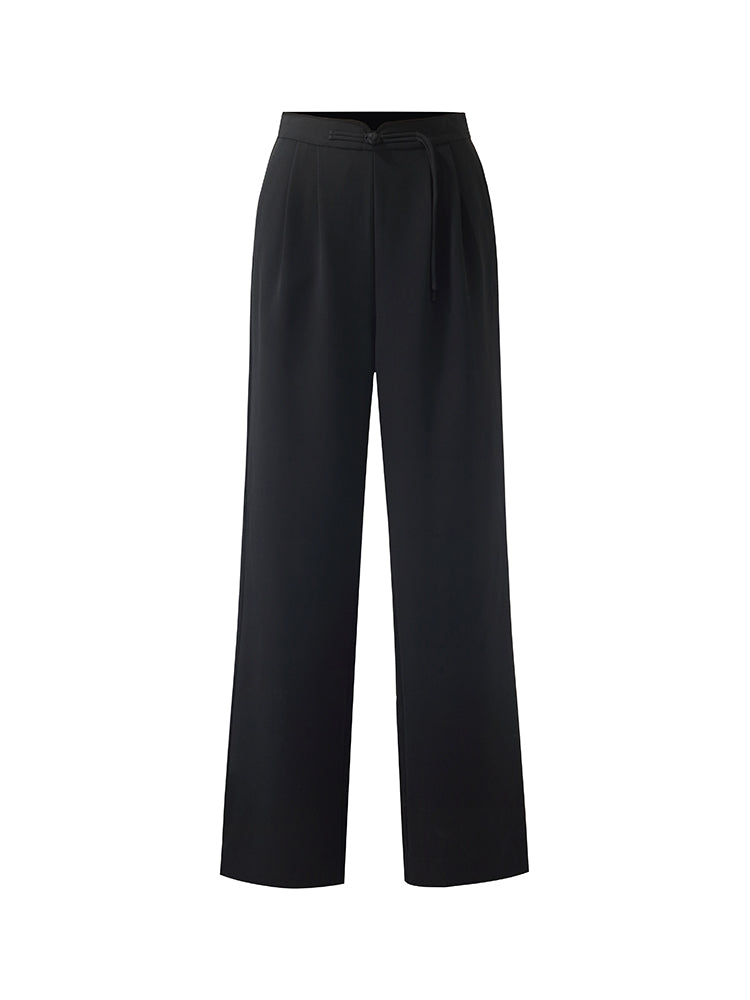 Acetate New Chinese-Style Full Length Women Pants GOELIA