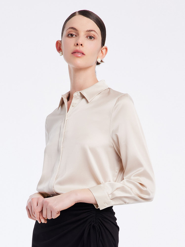 19 Momme Silk Shirts GOELIA