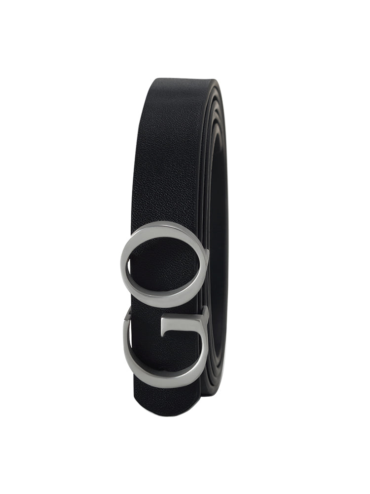 GO Letter Small Size Women Leather Belt GOELIA