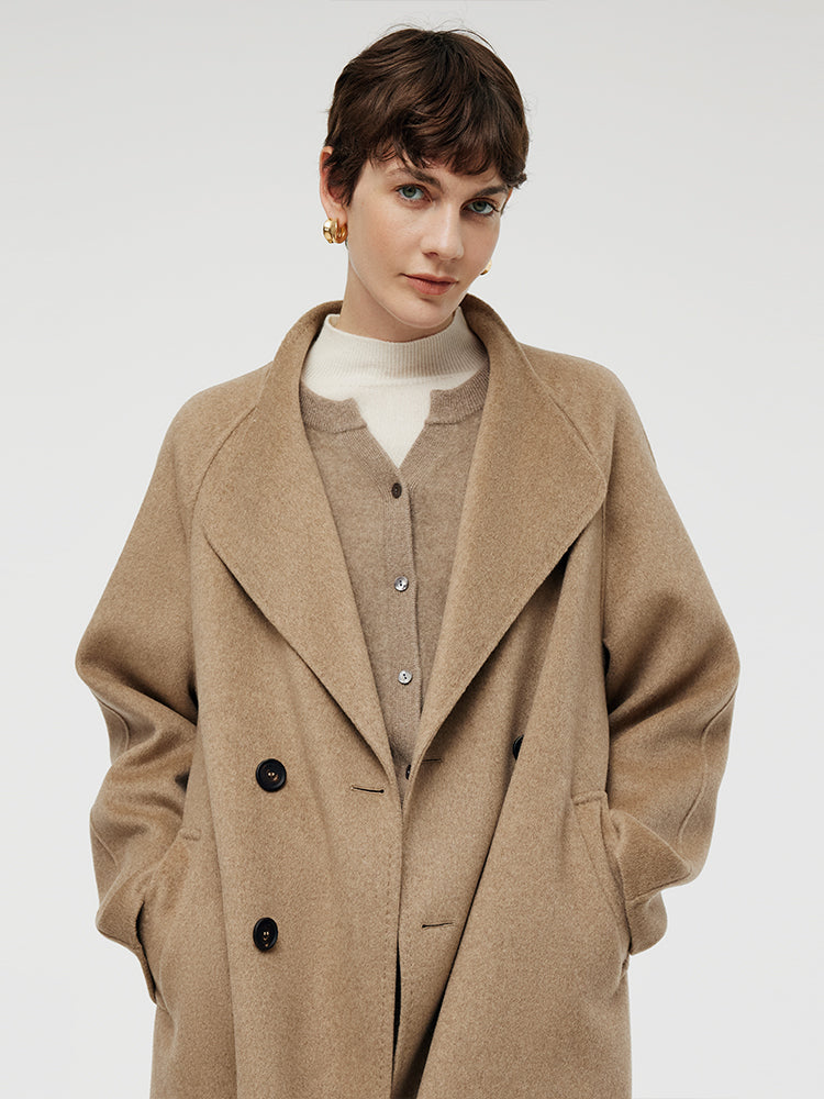 Cashmere Lapel Unisex Overcoat GOELIA