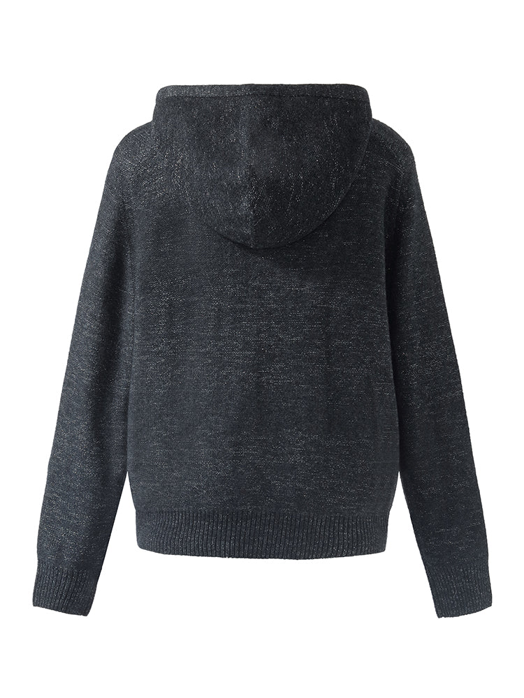 Cashmere Drawstring Women Hoodie GOELIA