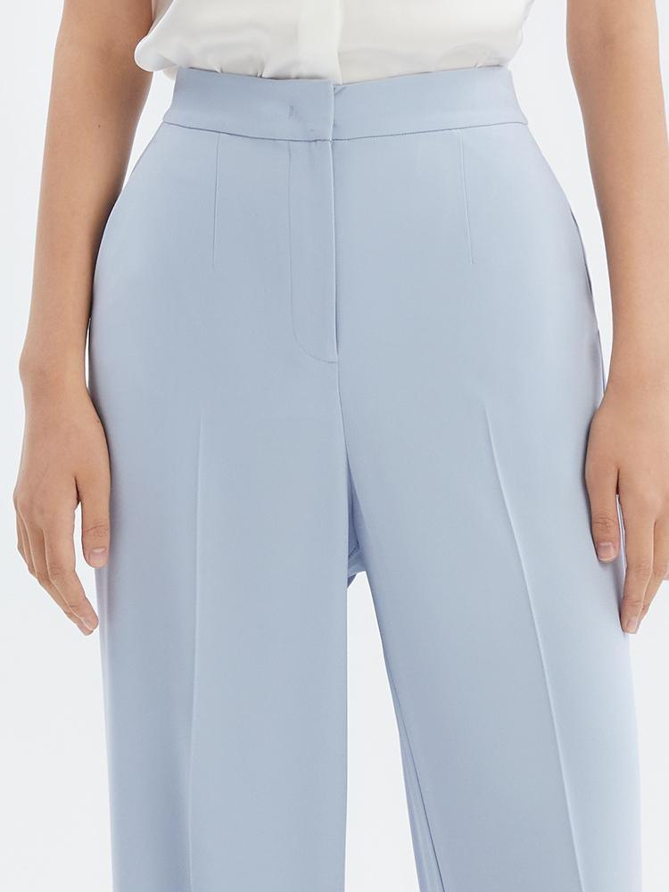 Blue Triacetate Tailored Pants GOELIA