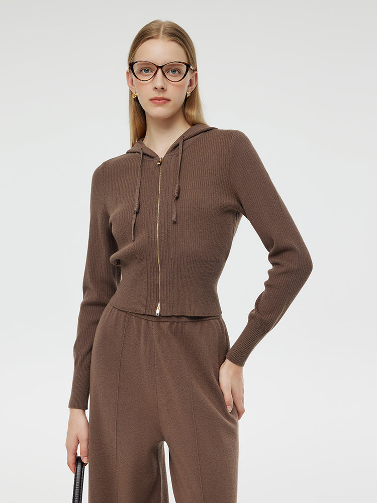 Tencel Wool Hoodie And Pants Two-Piece Set GOELIA