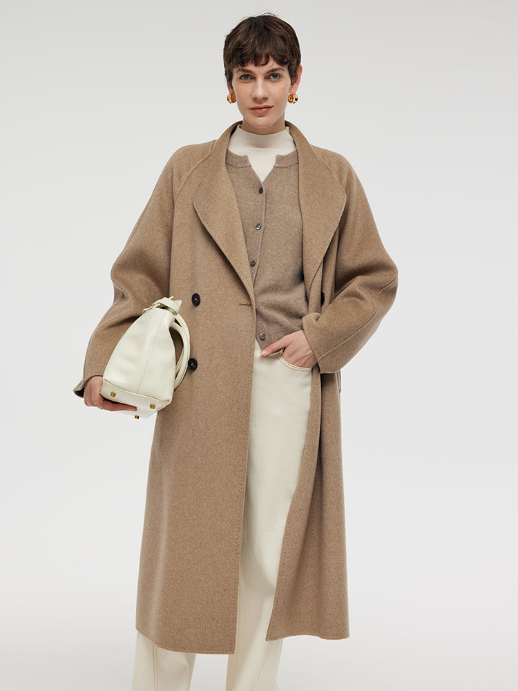 Cashmere Lapel Unisex Overcoat GOELIA