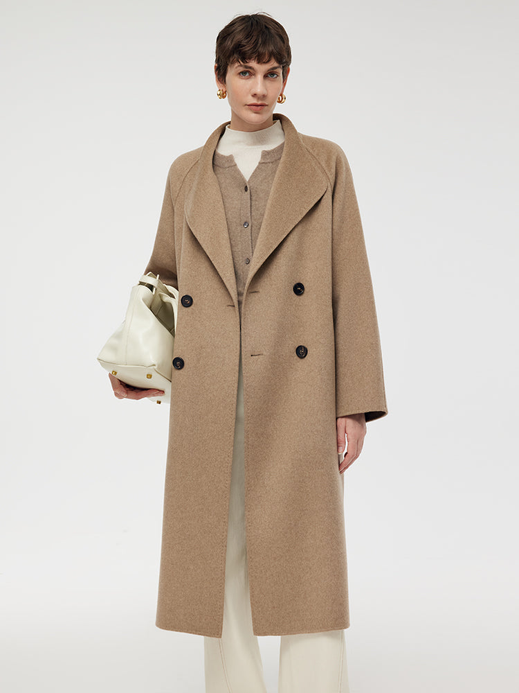 Cashmere Lapel Unisex Overcoat GOELIA