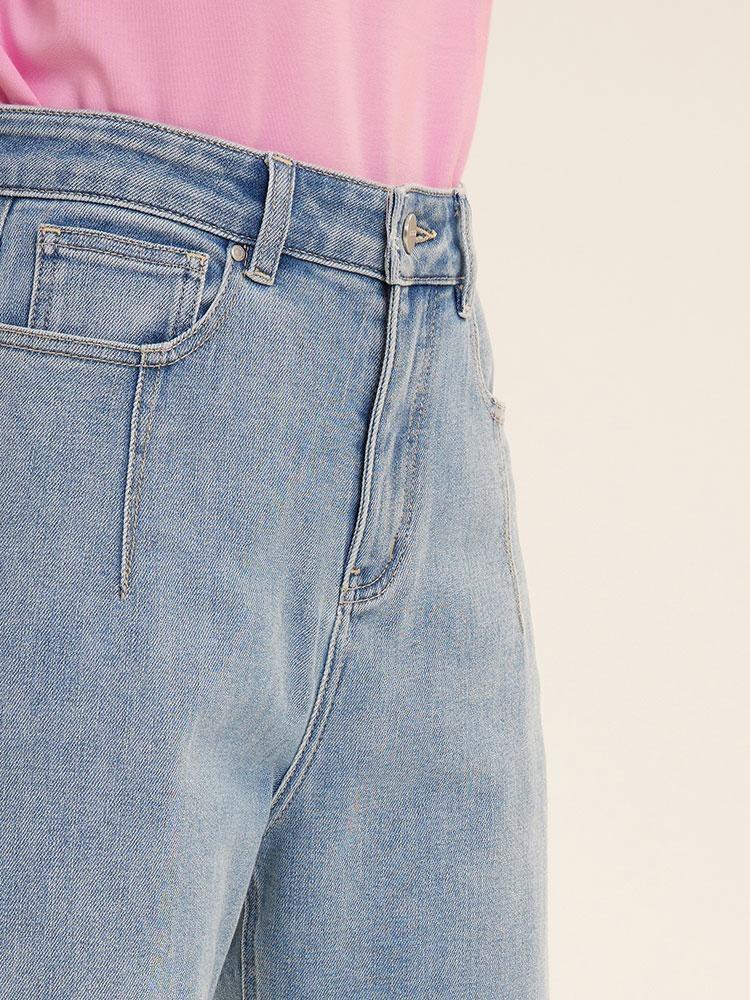 Pale Collagen Dad Jeans GOELIA