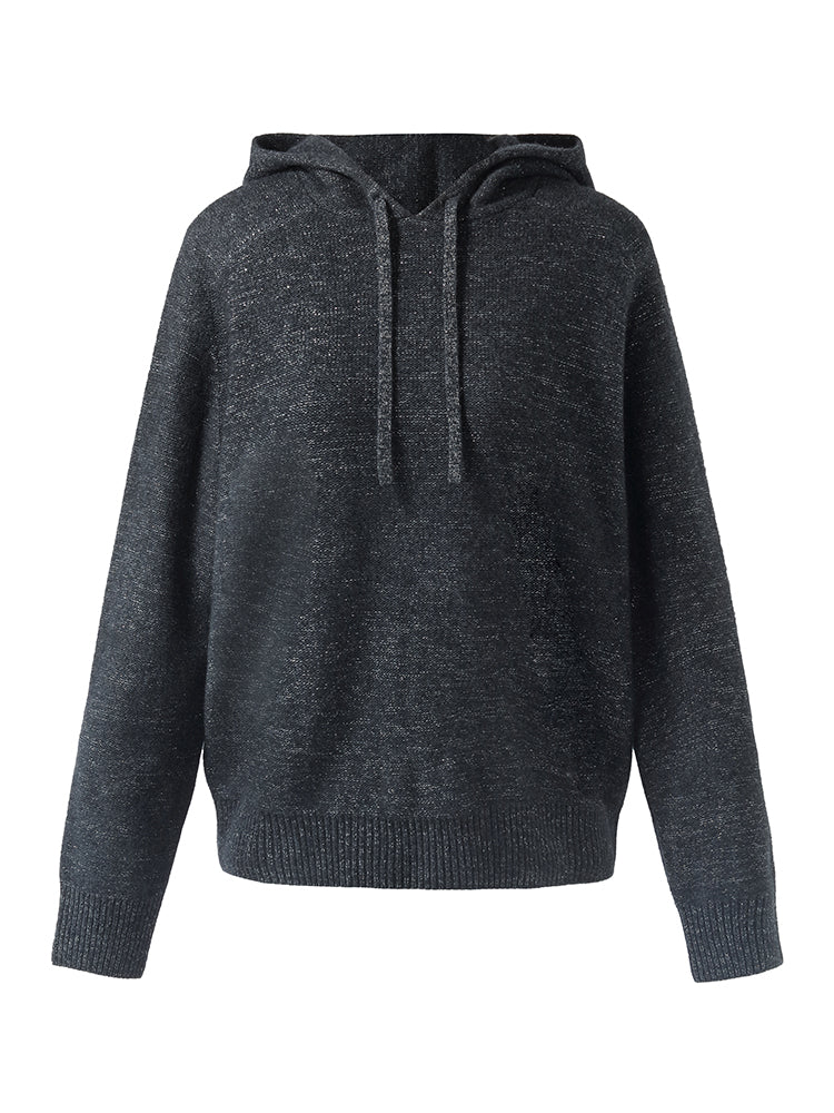 Cashmere Drawstring Women Hoodie GOELIA