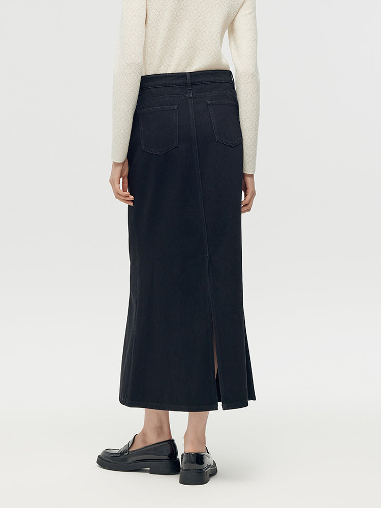 Denim Women Mermaid Skirt GOELIA