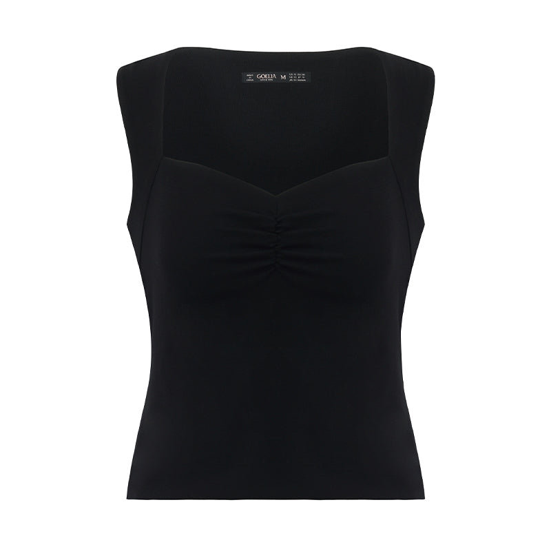 Knitted Camisole With Detachable Bra Pads GOELIA