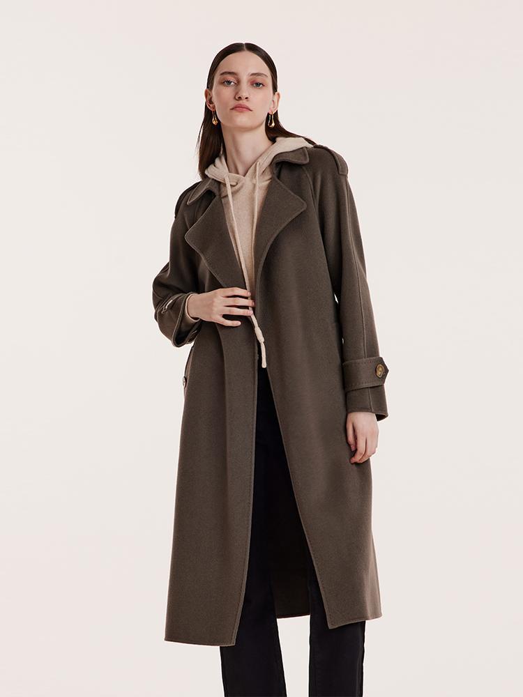 Trench Coat Style Double-Faced Coat – GOELIA