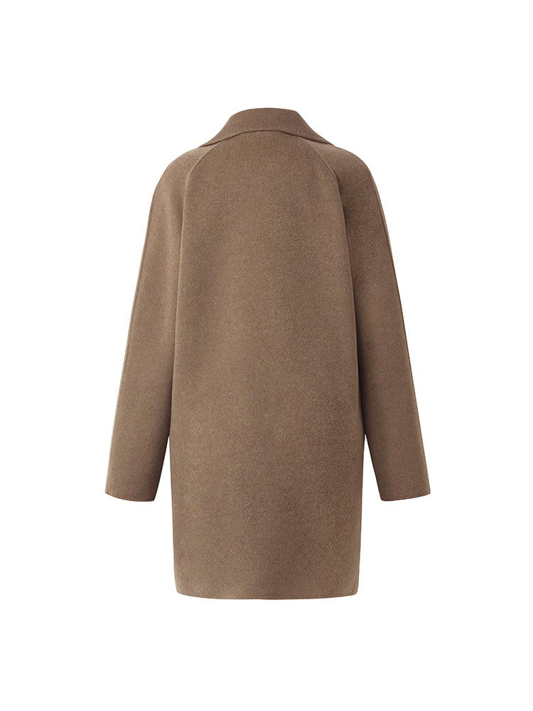 Cashmere And Wool Women Mid-Length Coat GOELIA