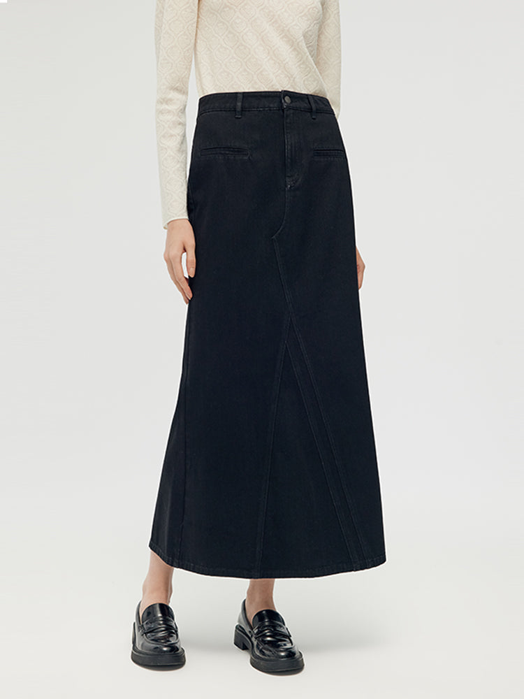 Denim Women Mermaid Skirt GOELIA